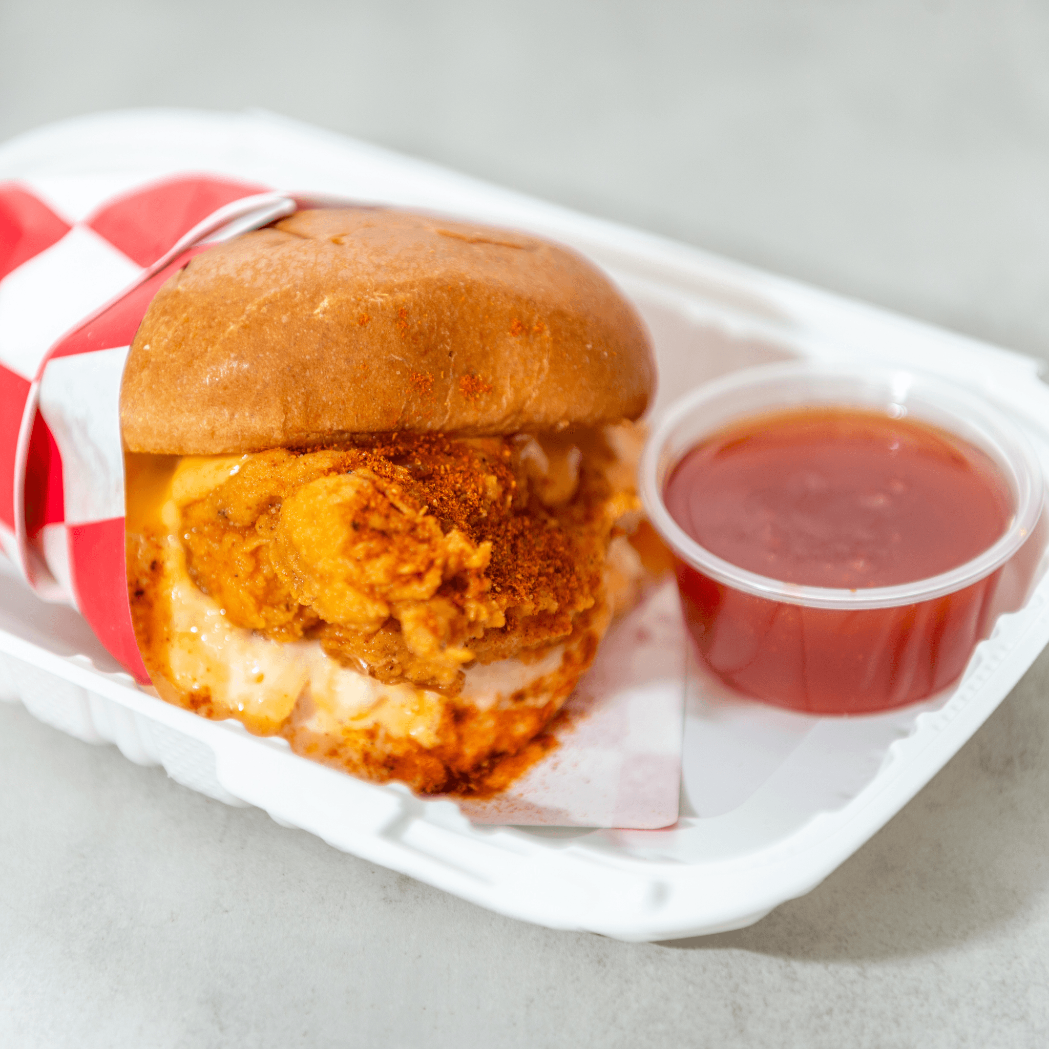 Slider Sandwich with Fries.