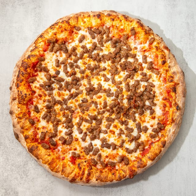 Ground Beef Pizza.